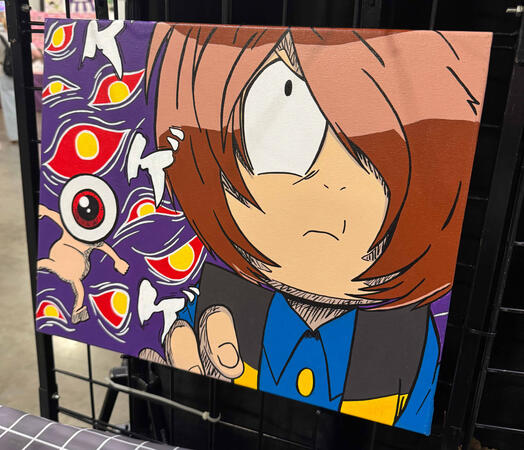 Yokai Themed Anime Painting- Ge Ge Ge No Kiatro